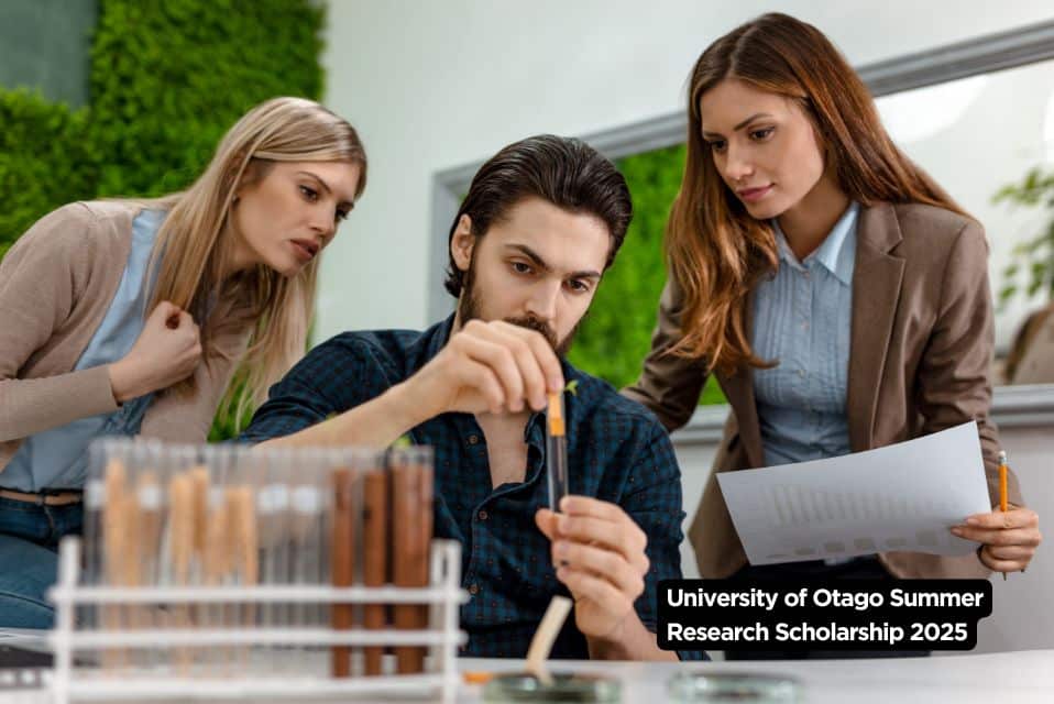 University of Otago Summer Research Scholarship 2025